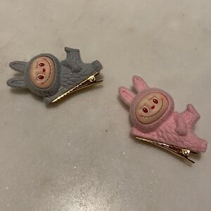 Lazy Yoga Labubu Hair Clips 🧘‍♀️☮️